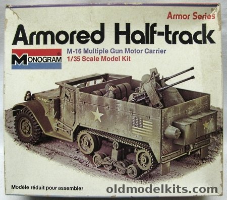 Monogram 1/35 Armored Half-Track M13 Multiple Gun Motor Carrier, 8215