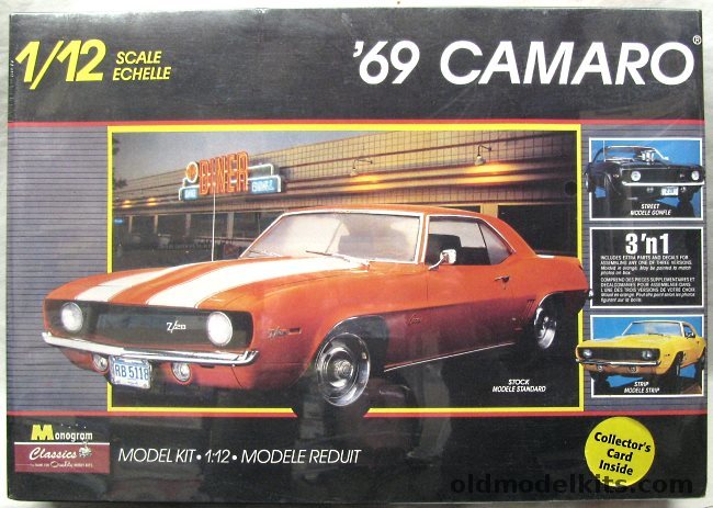 1969 camaro model kit