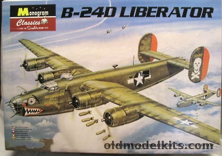 Monogram 1/48 B-24D Liberator With Squadron Canopy Set 9588 and Super ...