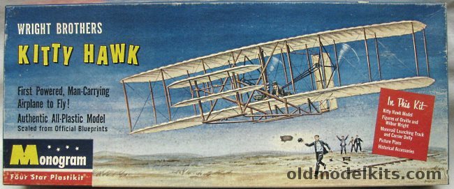 Monogram 1/40 Wright Brothers Flyer I Kitty Hawk - Four Star Issue, PA30-98