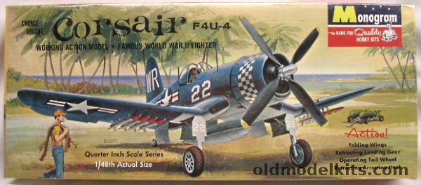 Monogram 1/48 F4U-4 Corsair - Four Star Reissue With Patch - (F4U4), 85 ...