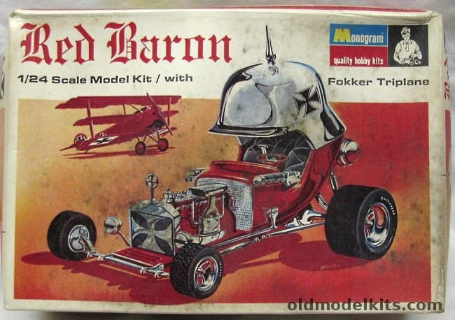 Monogram 1/24 Red Baron Show Car and Fokker DR-1 Triplane, PC212-200