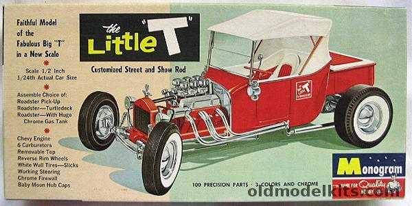 Monogram 1/24 Scale Model Kit PC92-170 Little T Street and Show Hot Rod  Partial