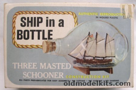 Multi-State Industries Ship in a Bottle Three-Masted Schooner