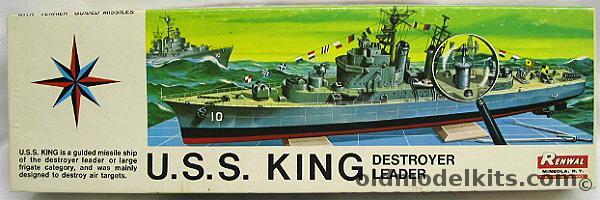 Renwal 1/500 USS King Destroyer Leader DDG, 603