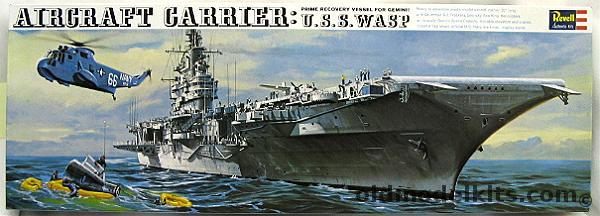 Revell 1/520 USS Wasp CV18 Aircraft Carrier Gemini Recovery Vessel, H375