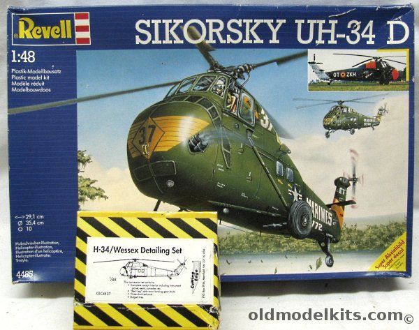 Revell 1/48 Sikorsky UH-34D - US Marines or Belgium - with Cutting Edge ...