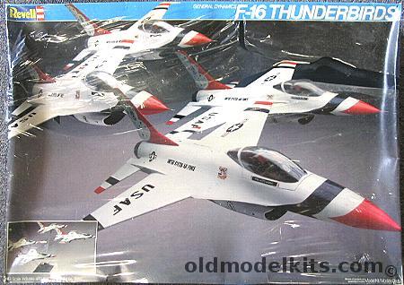 Revell 1 48 F 16 Thunderbirds Four F 16s And Special Base 4749