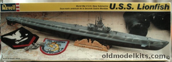 Revell 1/220 USS Lionfish SS298 Pacific Fleet Submarine, 5228