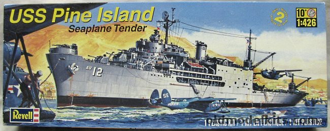 Revell 1/400 USS Pine Island Seaplane Tender with PBM-5 Mariner ...