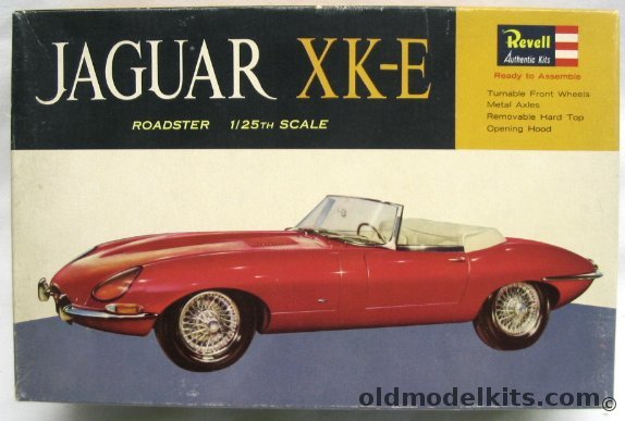 Revell 1/25 Jaguar XK-E Roadster with Removable Hardtop and Boot, H1280-198