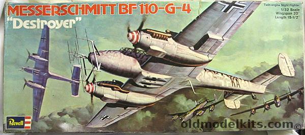 Revell 1/32 Messerschmitt Bf-110 G-4 With Eduard PE Set - (Bf110G4), H250