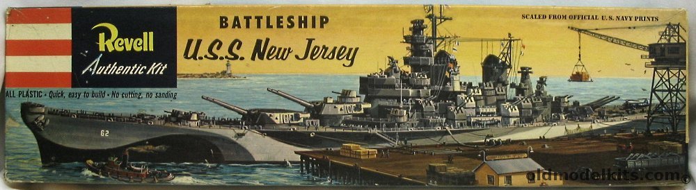 Revell 1/532 USS New Jersey - 'S' Issue, H316-198