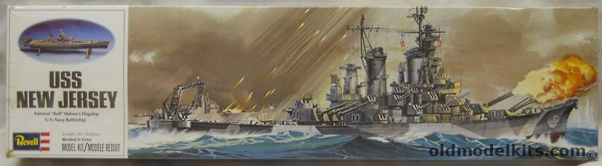 Revell 1/535 USS New Jersey BB62 Battleship, H349