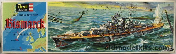 Revell 1/570 Bismarck - German WWII Battleship, H350-198