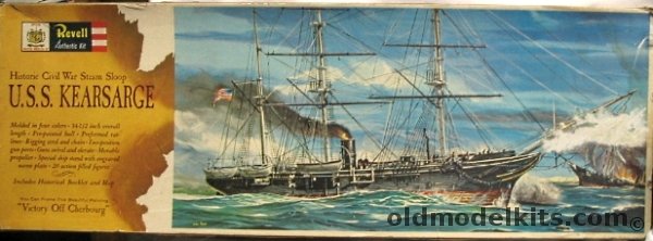 Revell 1 96 Uss Kearsarge Civil War Steam Sloop, H391-995