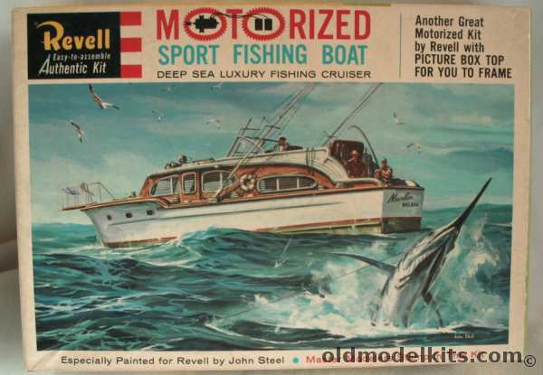 Revell 1/56 Motorized Chris Craft 42' Sport Fishing Boat, H400-249