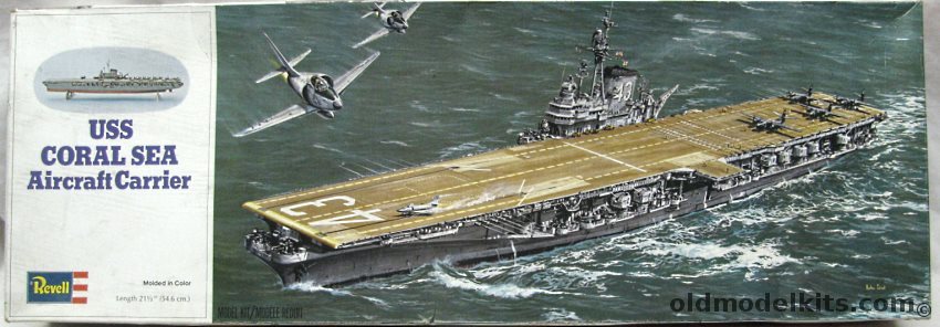 Revell 1/540 USS Coral Sea CV43 Aircraft Carrier, H440