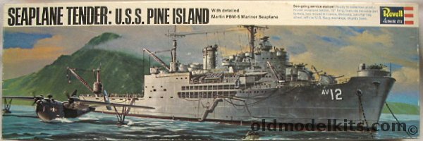 Revell 1/424 USS Pine Island Seaplane Tender - with Martin PBM-5, H455-200