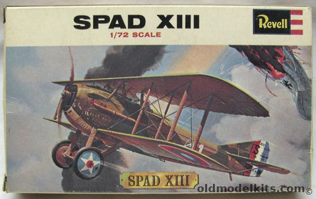 Revell 1/72 Spad XIII - 14th Hat In The Ring Aero Squadron Captain ...