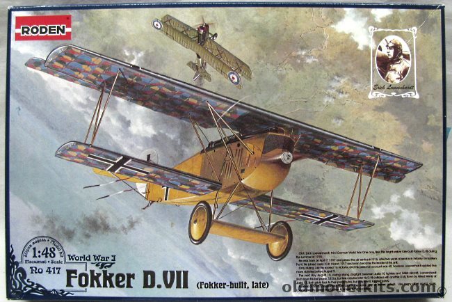 Roden 1 48 Fokker Dvii (fokker Built Late) - Oblt Erick Loewenhardt (54 