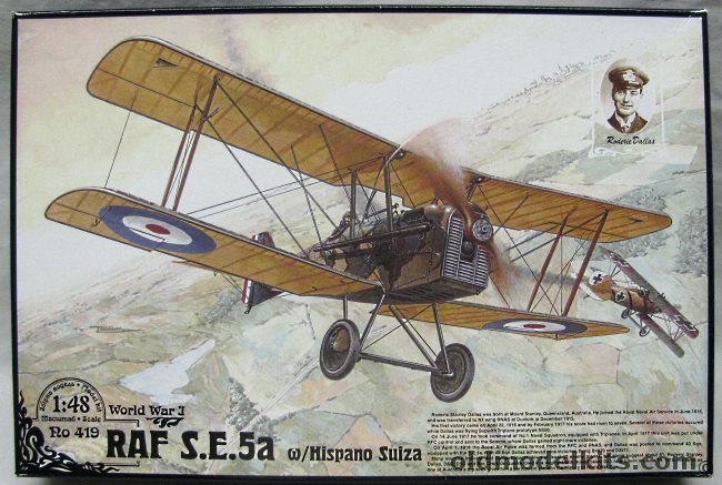 Roden 1/48 RAF SE-5A with Hispano Suiza - No. 60 Sqn RFX France Oct ...