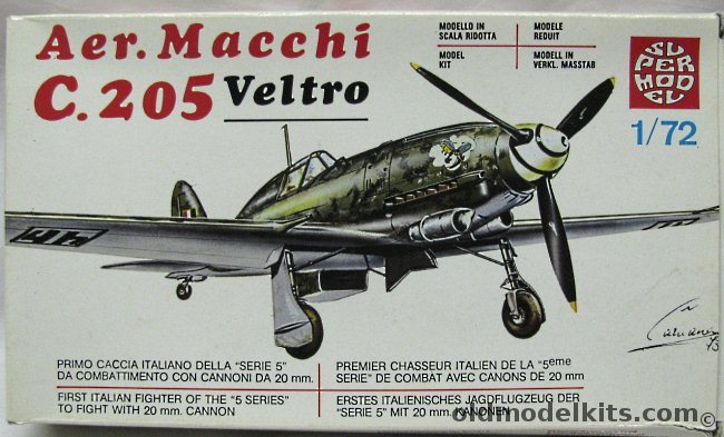 Supermodel 1/72 Macchi C-205 Veltro - Regia Aeronautica / R.S.I ...