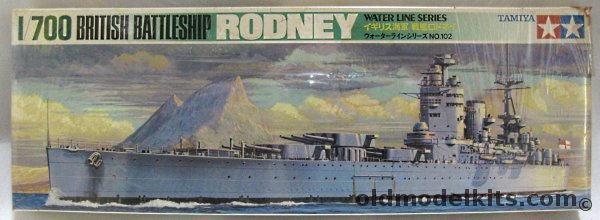 Tamiya 1/700 British Battleship HMS Rodney, 102