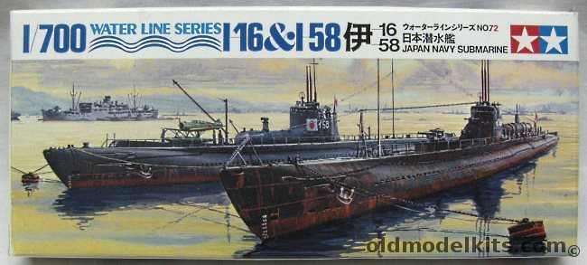 Tamiya 1/700 IJN I-16 and I-58 Submarines, 7772