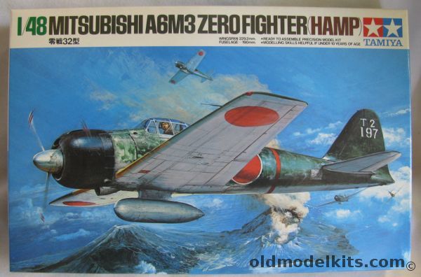 Tamiya 1/48 Mitsubishi A6M3 Type 32 'Hamp' Zero - With 7 Figures - 2 ...