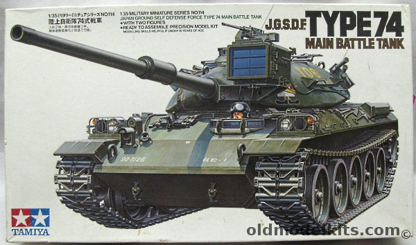 Tamiya 1/35 Type 74 Main Battle Tank, MM214