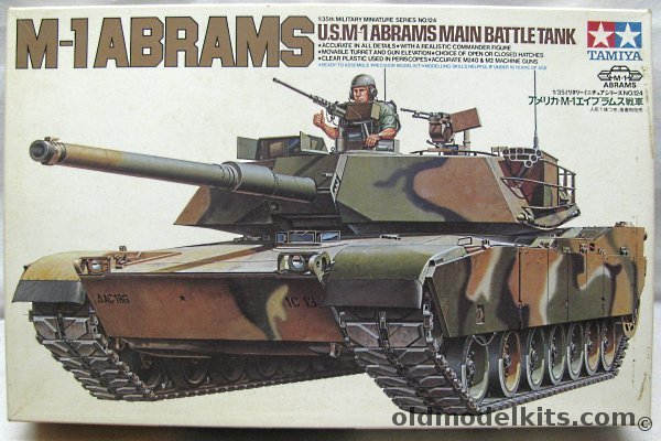 Tamiya 1/35 M-1 Abrams Tank - Early Version, MM224