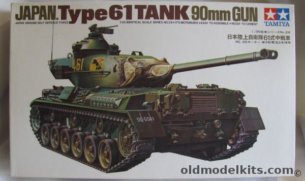 Tamiya 1/35 Japanese Self Defense Force Type 61 Tank (90mm Gun ...