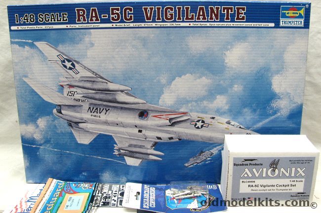 Trumpeter 1/48 North American RA-5C Vigilante + Avionix Cockpit ...